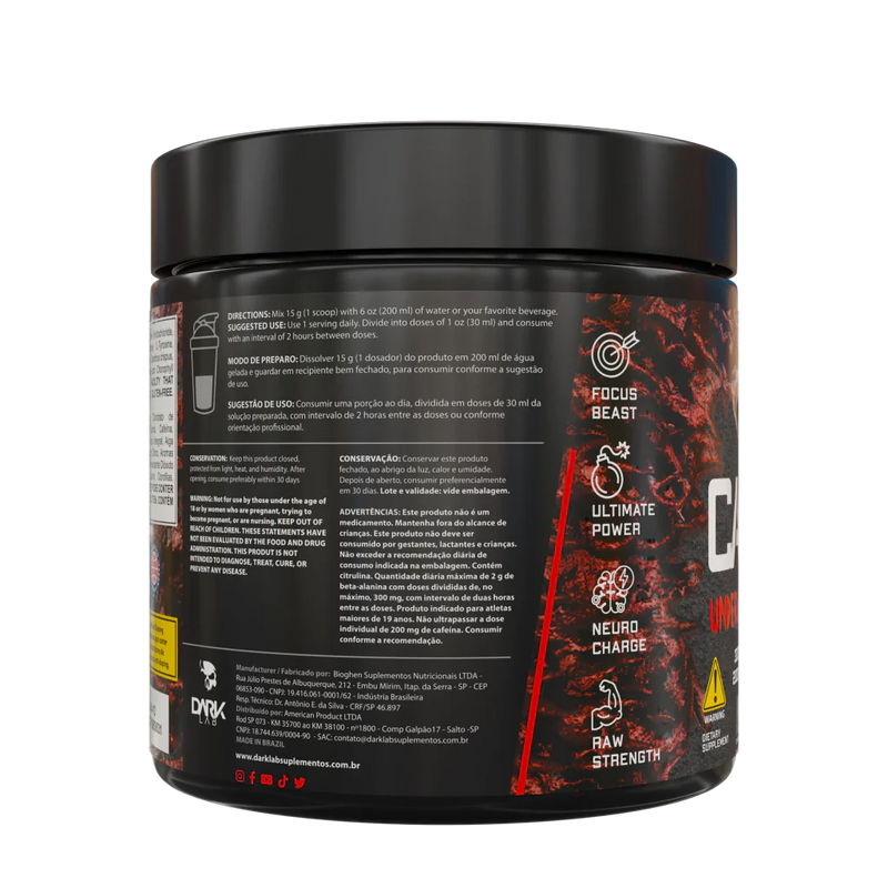 Carnage Underground Pre Workout 450g Dark Lab