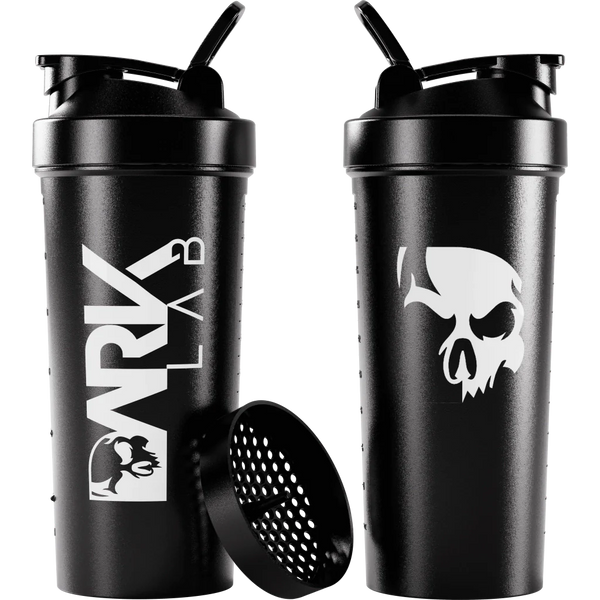 Coqueteleira Shaker Caveira Preta 700ml com Rede