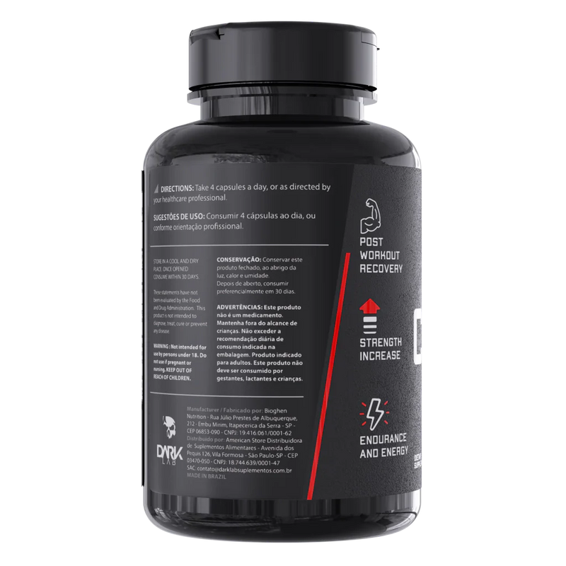 Creatina Pura 120 Capsulas Dark Lab