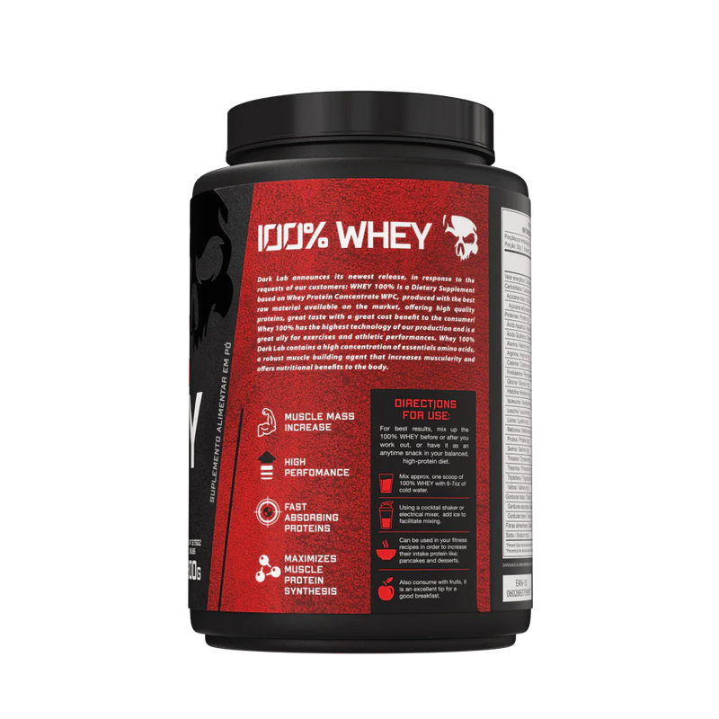 100% Whey Protein Pote 900g - Dark Lab