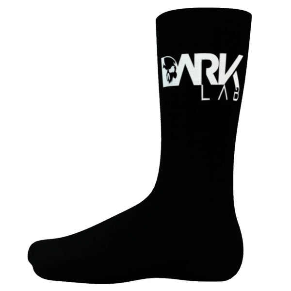 Pares De Meia Cano Alto Preta Dark Lab