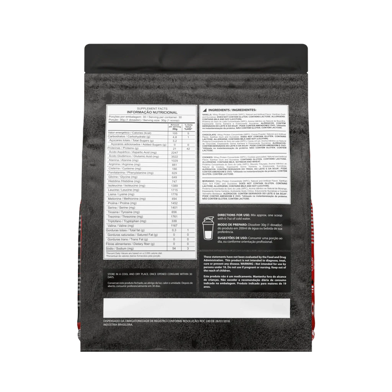 100% Whey Protein Refil 900g - Dark Lab